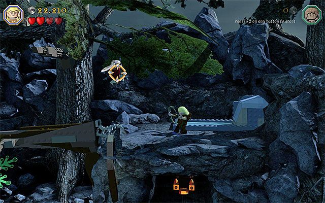 Wymagania: łuk (np - Etap 8 (Out of the Frying Pan...) | Główne etapy - Sekrety w LEGO The Hobbit - LEGO The Hobbit - poradnik do gry