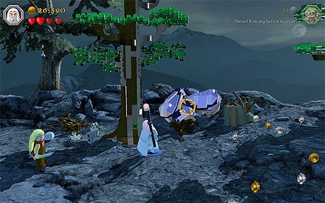 Wymagania: laska Sarumana - Etap 8 (Out of the Frying Pan...) | Główne etapy - Sekrety w LEGO The Hobbit - LEGO The Hobbit - poradnik do gry