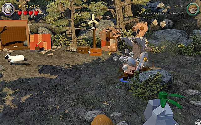 Jeden z niedźwiadków - Etap 9 (Queer Lodgings) | Główne etapy - Sekrety w LEGO The Hobbit - LEGO The Hobbit - poradnik do gry