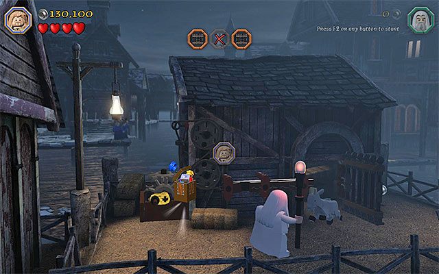 Minizestaw jest w środkowej zagrodzie - Etap 12 (A Warm Welcome) | Główne etapy - Sekrety w LEGO The Hobbit - LEGO The Hobbit - poradnik do gry