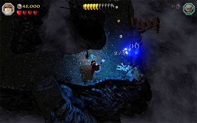 Jeden z trzech obiektów, w które trzeba trafić magicznym pociskiem - Etap 13 (Looking for Proof) | Główne etapy - Sekrety w LEGO The Hobbit - LEGO The Hobbit - poradnik do gry
