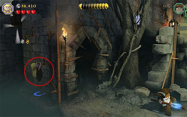 Wymagania: umiejętność dalekich skoków (dowolny elf) - Etap 14 (The Necromancer) | Główne etapy - Sekrety w LEGO The Hobbit - LEGO The Hobbit - poradnik do gry