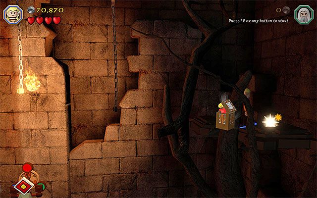 Półka z minizestawem - Etap 14 (The Necromancer) | Główne etapy - Sekrety w LEGO The Hobbit - LEGO The Hobbit - poradnik do gry