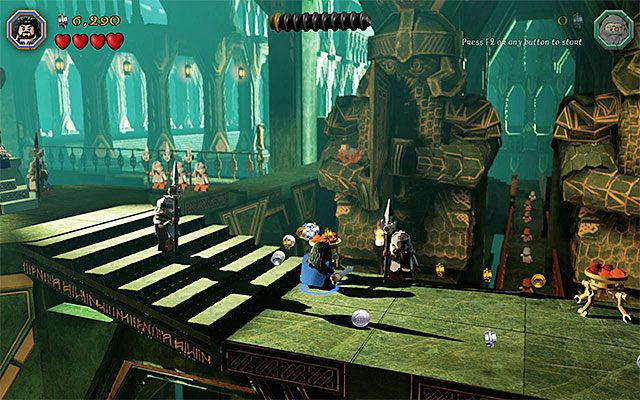 Droga do zamkniętej bramy - Etap 1 (Greatest Kingdom in Middle-Earth) - Wnętrze Samotnej Góry | Opis przejścia - LEGO The Hobbit - poradnik do gry