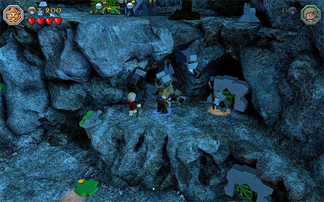 Miejsce użycia topora - Etap 3 (Azog the Defiler) - Obozowisko | Opis przejścia LEGO The Hobbit - LEGO The Hobbit - poradnik do gry