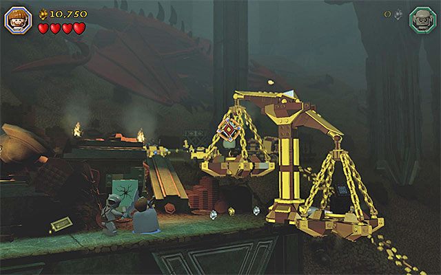 Strzelaj w tarczę z procy - Etap 16 (Inside Information) | Główne etapy - Sekrety w LEGO The Hobbit - LEGO The Hobbit - poradnik do gry