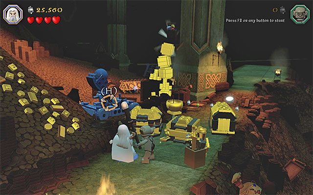 Wyceluj w niebieską katapultę - Etap 16 (Inside Information) | Główne etapy - Sekrety w LEGO The Hobbit - LEGO The Hobbit - poradnik do gry