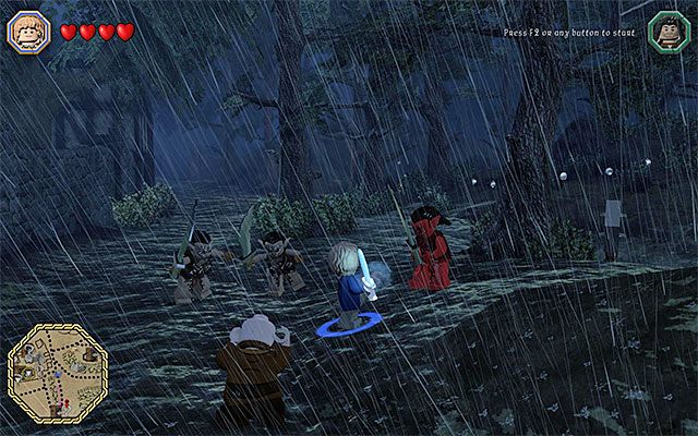 Odpędzaj się od nowych grup goblinów - Białe pytajniki - opisy przejścia zadań (1-20) | Śródziemie - Zadania poboczne - LEGO The Hobbit - poradnik do gry