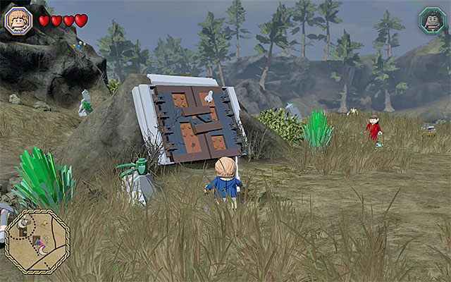 Wejście do jaskini - Białe pytajniki - opisy przejścia zadań (1-20) | Śródziemie - Zadania poboczne - LEGO The Hobbit - poradnik do gry