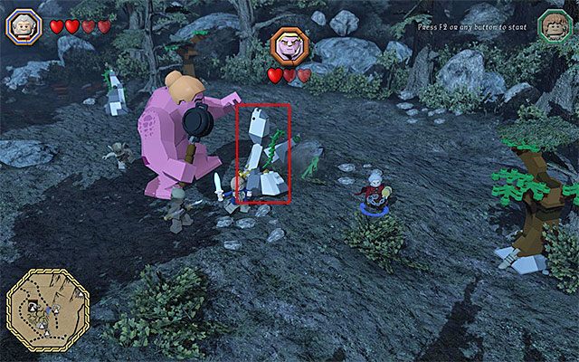 Lokalizacja: Siedziby Trolli - Białe pytajniki - opisy przejścia zadań (41-60) | Śródziemie - Zadania poboczne - LEGO The Hobbit - poradnik do gry