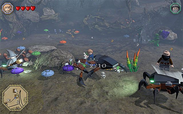 Eliminuj pająki po kolei - Białe pytajniki - opisy przejścia zadań (61-80) | Śródziemie - Zadania poboczne - LEGO The Hobbit - poradnik do gry