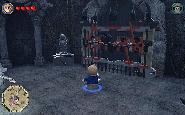 Wejście do miejsca pobytu zleceniodawcy misji - Białe pytajniki - opisy przejścia zadań (61-80) | Śródziemie - Zadania poboczne - LEGO The Hobbit - poradnik do gry