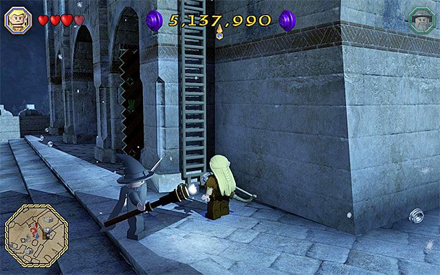 Drabina - Białe pytajniki - opisy przejścia zadań (81-100) | Śródziemie - Zadania poboczne - LEGO The Hobbit - poradnik do gry