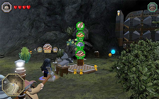 Płyta tworzenia - Śródziemie - Dotarcie do jaskini trolli | Opis przejścia LEGO The Hobbit - LEGO The Hobbit - poradnik do gry
