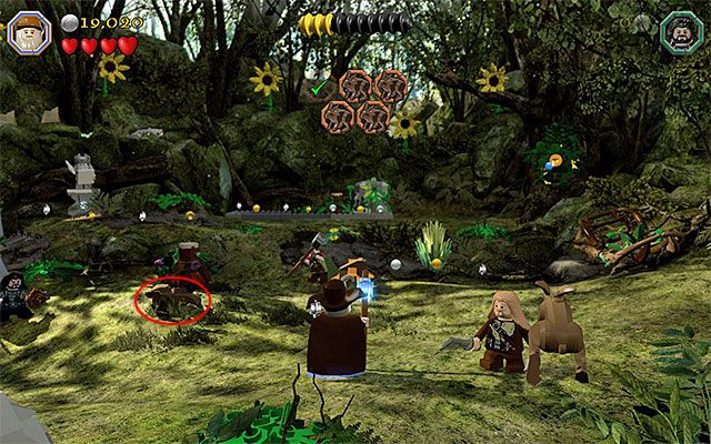 Drugi królik - Etap 5 (The Troll Hoard) - Uratowanie królików z Rhosgobel | Opis przejścia - LEGO The Hobbit - poradnik do gry