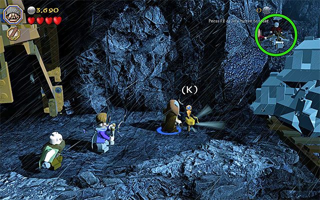 Poszukiwane pokrętło - Etap 6 (Over Hill and Under Hill) - Przeprawa przez przełęcz | Opis przejścia - LEGO The Hobbit - poradnik do gry