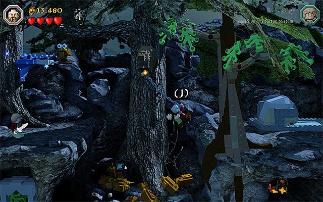 Działania kooperacyjne mogą np. służyć przenoszeniu wybranych sojuszników w niedostępne dla nich miejsca - 5. Współpraca w LEGO The Hobbit - LEGO The Hobbit - poradnik do gry