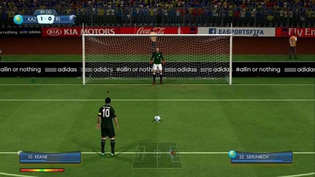 Od wykorzystania tego rzutu karnego zależy powodzenie całego wyzwania! - Europa | Story of Qualifying - wyzwania w 2014 FIFA World Cup Brazil - 2014 FIFA World Cup Brazil - poradnik do gry