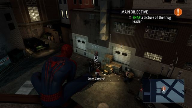 Celem jest facet oparty o ścianę - On the trail of a killer! | Opis przejścia The Amazing Spider-Man 2 - The Amazing Spider-Man 2 - poradnik do gry