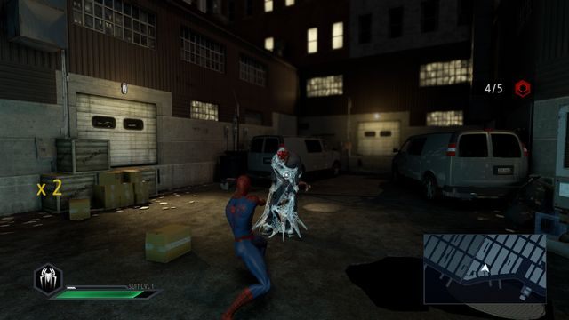 Używanie pajęczyny unieruchamia przeciwnika - On the trail of a killer! | Opis przejścia The Amazing Spider-Man 2 - The Amazing Spider-Man 2 - poradnik do gry