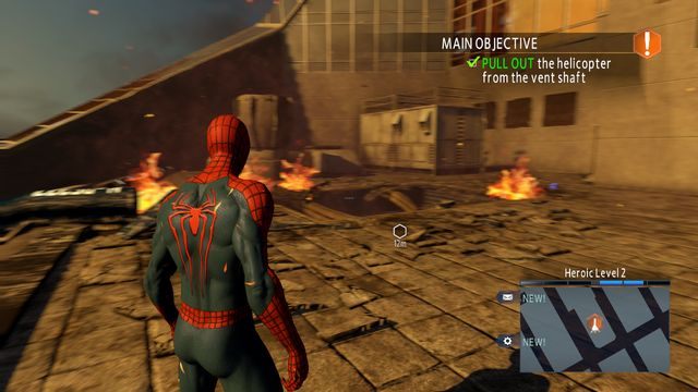 Dach budynku OSCROPu - Raid on OSCORP | Opis przejścia The Amazing Spider-Man 2 - The Amazing Spider-Man 2 - poradnik do gry