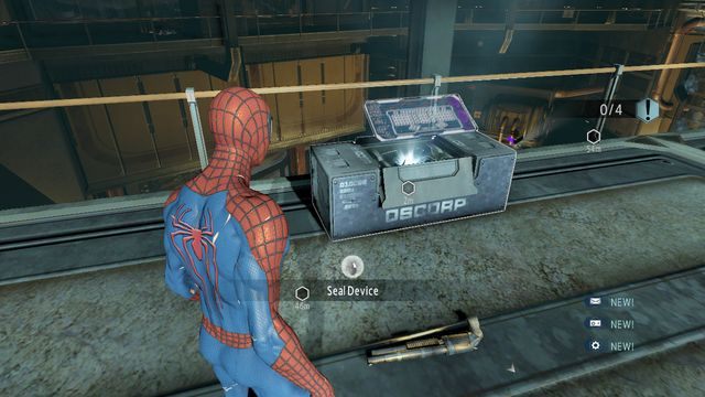 Oznacz urządzenia - Raid on OSCORP | Opis przejścia The Amazing Spider-Man 2 - The Amazing Spider-Man 2 - poradnik do gry