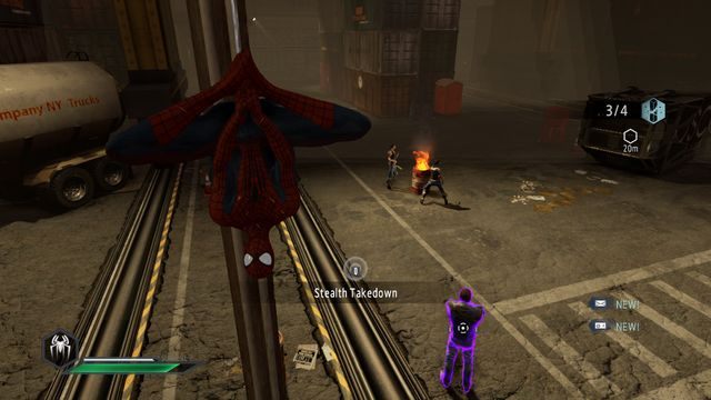 Zaskocz przeciwnika po cichu - No one is safe! | Opis przejścia The Amazing Spider-Man 2 - The Amazing Spider-Man 2 - poradnik do gry