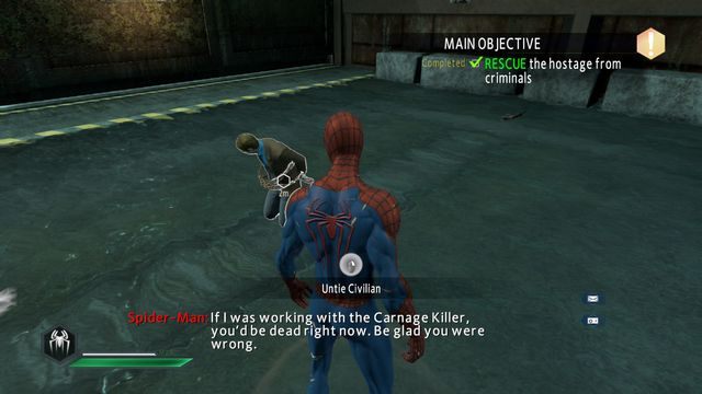 Uwolnij zakładnika - No one is safe! | Opis przejścia The Amazing Spider-Man 2 - The Amazing Spider-Man 2 - poradnik do gry