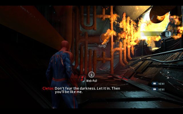 Dźwignia aktywująca płomienie - Maximum Carnage! | Opis przejścia The Amazing Spider-Man 2 - The Amazing Spider-Man 2 - poradnik do gry