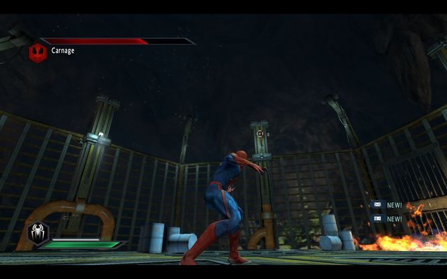 Przeciwnik na słupie - Maximum Carnage! | Opis przejścia The Amazing Spider-Man 2 - The Amazing Spider-Man 2 - poradnik do gry