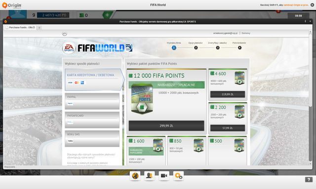 Im więcej, tym lepiej - oto główna zasada rządząca zakupem FIFA Points. - FIFA Points - FIFA World - poradnik do gry