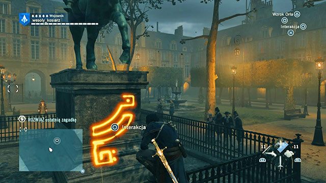 Po ostatnią odpowiedź musisz wrócić do Marais - Zadania poboczne | Marais - mapa w AC Unity - Assassins Creed: Unity - poradnik do gry