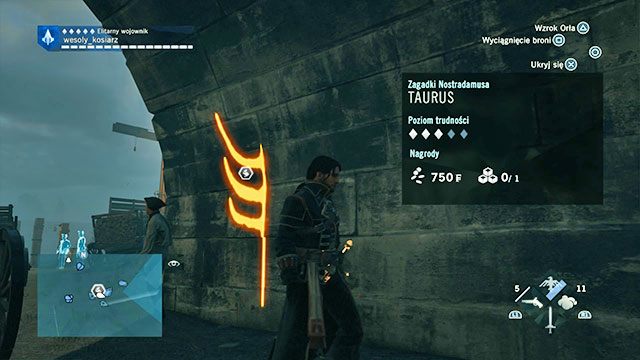 Symbol znajdziesz pod kamiennym mostem - Zadania poboczne | Invalides - mapa w AC Unity - Assassins Creed: Unity - poradnik do gry