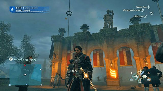 Drugą odpowiedź znajdziesz na łuku w północnej części Pól Marsowych, od strony plaży - Zadania poboczne | Invalides - mapa w AC Unity - Assassins Creed: Unity - poradnik do gry