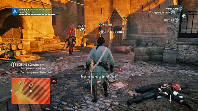Wrogowie ściągnęli posiłki. - 01 - Nauka | Solucja AC Unity - Assassins Creed: Unity - poradnik do gry
