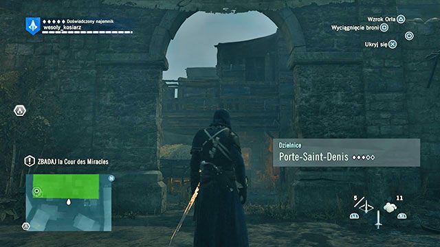 W tym zadaniu będziesz infiltrował la Cour des Miracles, paryską dzielnicę biedoty - 01 - Królestwo żebraków | Solucja AC Unity - Assassins Creed: Unity - poradnik do gry