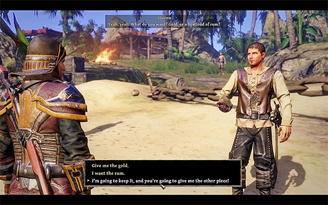 Koniecznie wybierz wariant pozyskania rękojeści miecza - Shattered Inheritance (Rozbity spadek) | Poboczne zadania - Kila | Risen 3 - Risen 3: Władcy Tytanów - poradnik do gry