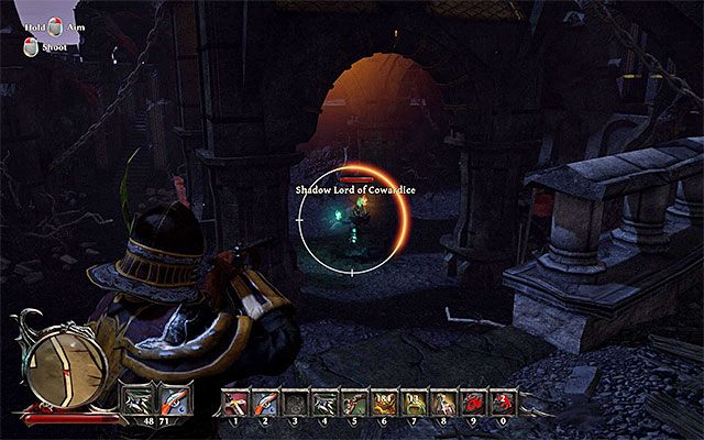 Kryjówka lorda cieni (Shadow Lord of Cowardice) znajduje się w północnej części zamku (punkt 2l na mapie) - New Allies (Nowi sojusznicy) | Główne zadania - Calador | Risen 3 Władcy Tytanów - Risen 3: Władcy Tytanów - poradnik do gry