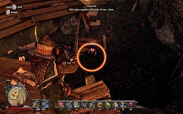 Pozostali bandyci są wewnątrz kopalni - The Test of the Righteous (Test prawości) | Poboczne zadania - Calador - Risen 3: Władcy Tytanów - poradnik do gry