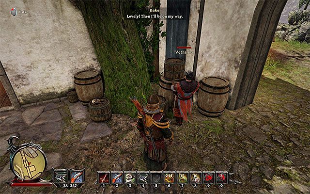 Vetranio zazwyczaj pracuje niedaleko wejścia do obozowiska magów - The Cleaner (Czyściciel) | Poboczne zadania - Taranis | Risen 3 Władcy Tytanów - Risen 3: Władcy Tytanów - poradnik do gry