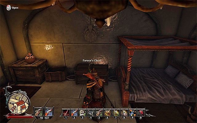 Skrzynia Faruco - The Private Store (Prywatny składzik) | Poboczne zadania - Taranis | Risen 3 - Risen 3: Władcy Tytanów - poradnik do gry