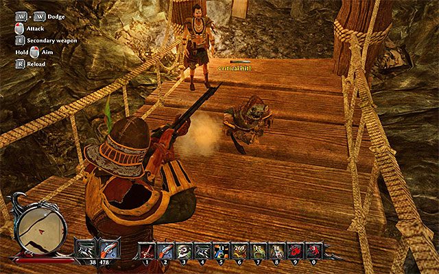 Pozbawienie Dakila przytomności to jedna z możliwych opcji zachowania - Back to Work (Powrót do pracy) | Poboczne zadania - Taranis | Risen 3 - Risen 3: Władcy Tytanów - poradnik do gry