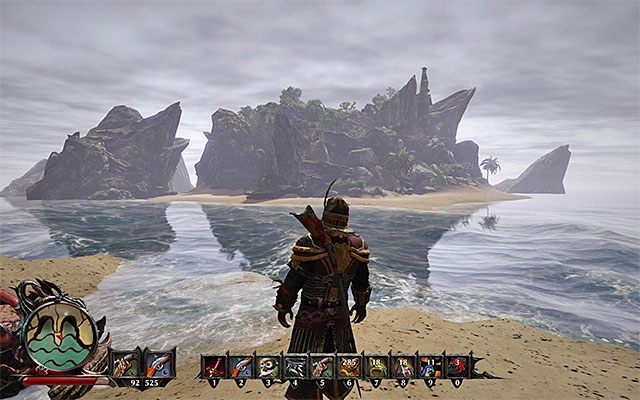 Musisz dopłynąć do niewielkiej wyspy - Maverick Housing (Mieszkanie dla samotnika) | Poboczne zadania - Taranis - Risen 3: Władcy Tytanów - poradnik do gry