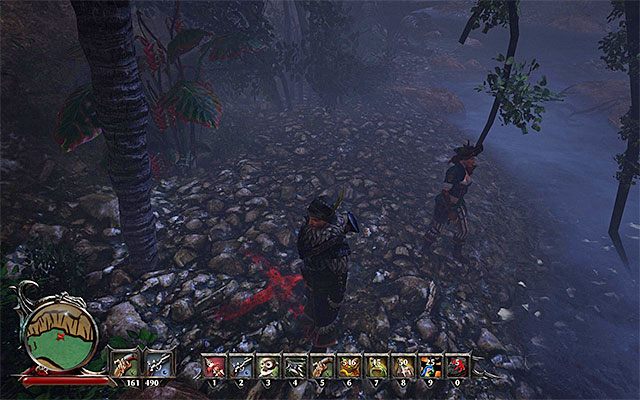 Zejdź ze wzgórza, docierając do rzeki - Feminine Charms (Kobiece wdzięki) | Zadania załogi (Crew) | Risen 3 - Risen 3: Władcy Tytanów - poradnik do gry