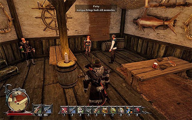 Patty znajdziesz w tawernie - Feminine Charms (Kobiece wdzięki) | Zadania załogi (Crew) | Risen 3 - Risen 3: Władcy Tytanów - poradnik do gry