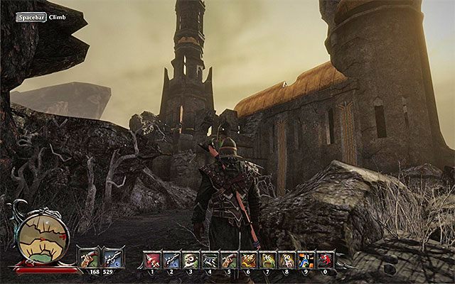 Ruiny we wschodniej części Calador - Re-Forge Caladors Coronation Sword (Wykuj ponownie miecz koronacyjny) | Zadania związane z broniami (Weapons) - Risen 3: Władcy Tytanów - poradnik do gry