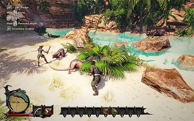 Przerośnięte szczury nie stanowią dużego zagrożenia - Hunting for Treasure (Polowanie na skarb) | Główne zadania - Wybrzeże Krabów (Crab Coast) - Risen 3: Władcy Tytanów - poradnik do gry