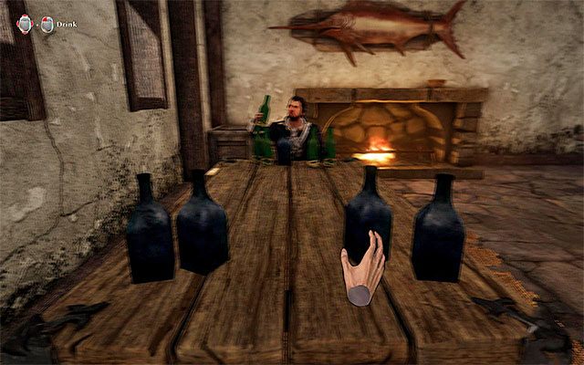 Wybieraj szybko kolejne interaktywne butelki - Liquid Gold (Płynne złoto) | Poboczne zadania - Calador | Risen 3 Władcy Tytanów - Risen 3: Władcy Tytanów - poradnik do gry