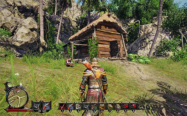 Leonarda odnajdziesz przy niewielkiej chatce - Useless Existence (Bezużyteczna egzystencja) | Poboczne zadania - Kila | Risen 3 - Risen 3: Władcy Tytanów - poradnik do gry
