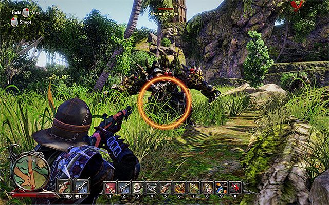 Uważaj na golemy - Lost in the Forbidden Valley (Zagubiony w Zakazanej Dolinie) | Główne zadania - Kila - Risen 3: Władcy Tytanów - poradnik do gry